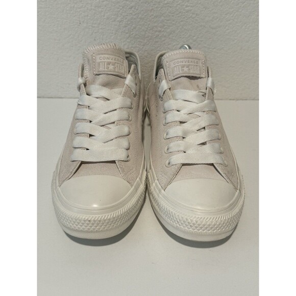 Converse Chuck Taylor All-Star Low Top Beige Suede Mens Sz 8 Womens 10 NEW - Picture 3 of 13